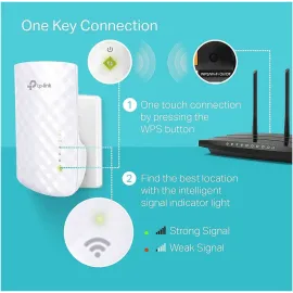 TP-Link | AC750 WiFi Range Extender - Dual Band Cloud App Control | 2019 Release | Up to 750Mbps | One Button Setup Repeater, Internet Booster, Access Point | Smart Home & Alexa Devices