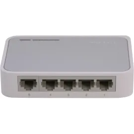 TP-Link 5 Port 10/100 Mbps Fast Ethernet Switch | Desktop Ethernet Splitter | Ethernet Hub | Plug & Play | Fanless Quiet | Desktop Design | Green Technology | Unmanaged (TL-SF1005D), White