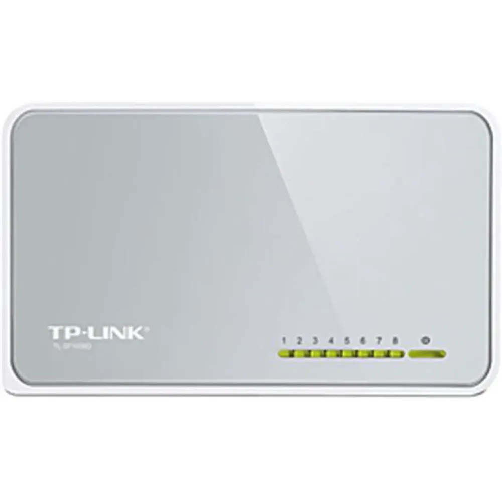 TP-Link 8 Port 10/100Mbps Fast Ethernet Switch | Desktop Ethernet Splitter | Ethernet Hub | Plug and Play | Fanless Quiet | Desktop Design | Green Technology | Unmanaged
