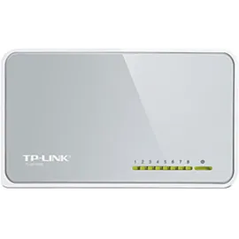 TP-Link 8 Port 10/100Mbps Fast Ethernet Switch | Desktop Ethernet Splitter | Ethernet Hub | Plug and Play | Fanless Quiet | Desktop Design | Green Technology | Unmanaged
