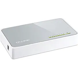 TP-Link 8 Port 10/100Mbps Fast Ethernet Switch | Desktop Ethernet Splitter | Ethernet Hub | Plug and Play | Fanless Quiet | Desktop Design | Green Technology | Unmanaged