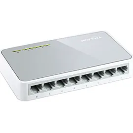 TP-Link 8 Port 10/100Mbps Fast Ethernet Switch | Desktop Ethernet Splitter | Ethernet Hub | Plug and Play | Fanless Quiet | Desktop Design | Green Technology | Unmanaged