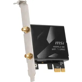 MSI HERALD-BE WIFI 7 MAX, NCM865 Tri-Band Wi-Fi 7 & Bluetooth 5.4 PCIe Adapter