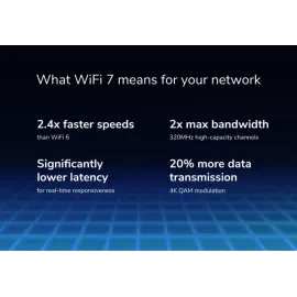 Netgear Nighthawk RS150 Dual-Band WiFi 7 Router, BE5000 Wireless Speed (up to 5.0 Gbps)