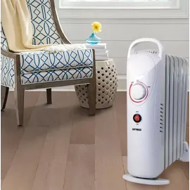 Optimus 700-Watt Electric Portable Oil-Filled Radiator Heater