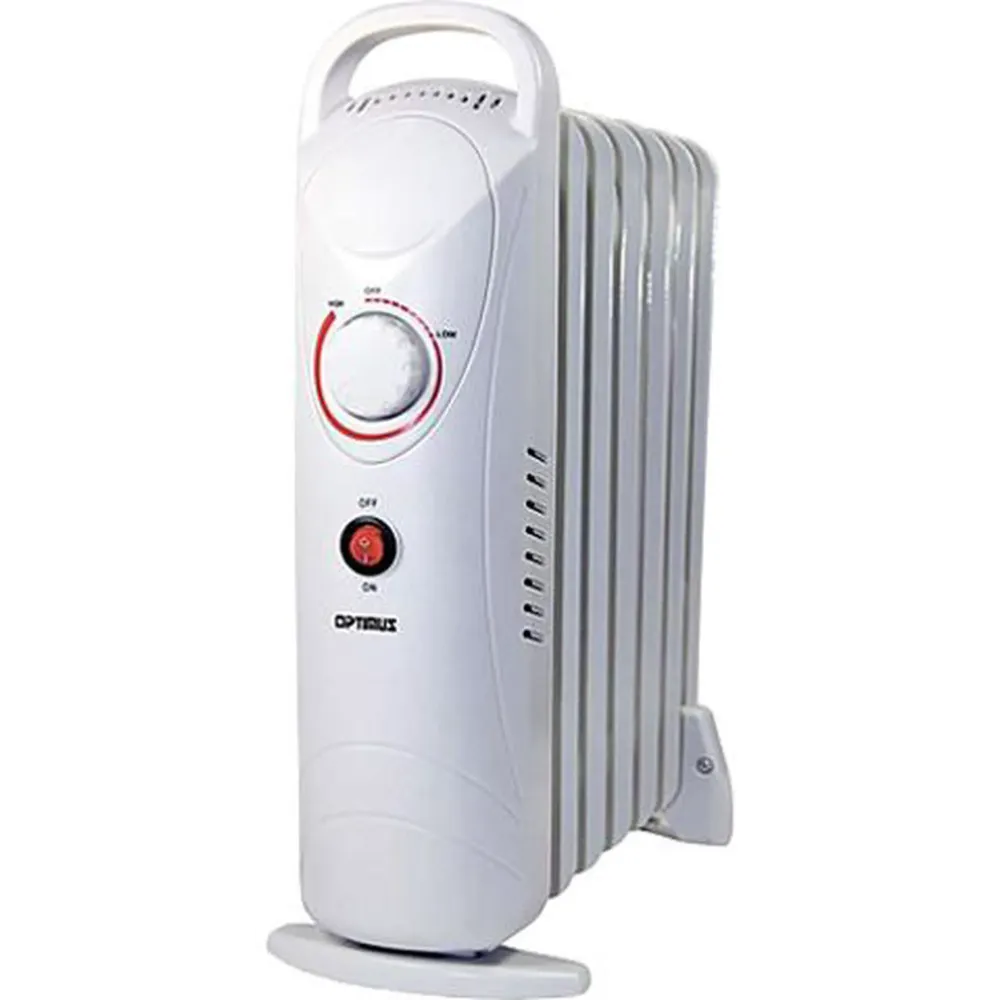 Optimus 700-Watt Electric Portable Oil-Filled Radiator Heater