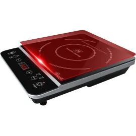Rosewill Portable Induction Cooktop Burner, 1800W, 8 Power/Temp Levels, Touch Panel, LED Display, Timer, Auto Shut-Off, Child Safety Lock, Includes Stainless Steel Pot