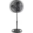 Lasko 2521 16 Inch 3-Speed Quiet Adjustable Tilting Wide-Area Oscillating Standing Pedestal Fan for Bedroom, Kitchen, Home, and Office, Black
