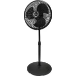 Lasko 16" Performance Oscillating Pedestal Fan with 3 Speeds, 2527, Black