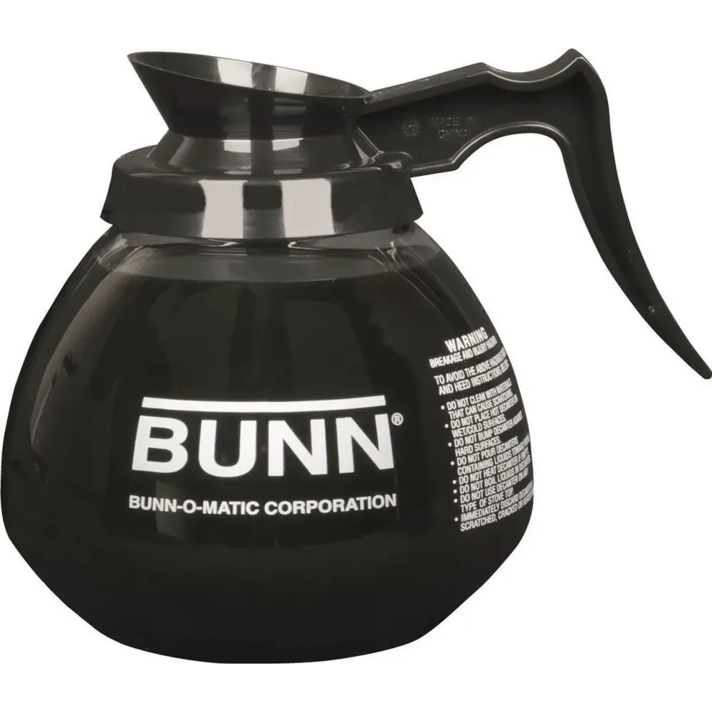 Bunn Pourover Decanter, Black, 64 oz 42400.0101