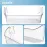 Ecotric 240323002 PS429725 AP2115742 Refrigerator Door Shelf Bin Compatible with Frigidaire Refrigerator Door Bin Shelf Bucket PC Plastic Clear AH429725 Replacement only