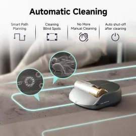 CREATULIZE X1 Robot, Advanced Full Automatic Bed Vacuum Cleaner - Cordless, Rechargeable UV-C Light Sanitizer 14KPa Power Suction Eliminates Dust Mites, Bacteria, Allergens, with HEPA Filtration