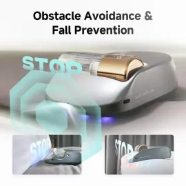 CREATULIZE X1 Robot, Advanced Full Automatic Bed Vacuum Cleaner - Cordless, Rechargeable UV-C Light Sanitizer 14KPa Power Suction Eliminates Dust Mites, Bacteria, Allergens, with HEPA Filtration