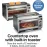 Hamilton Beach 2-in-1 Countertop Toaster Oven and Long Slot 2 Slice Toaster, 60 Minute Timer and Automatic Shut Off, Shade Selector, Stainless Steel