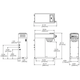 BUNN CWTF15-APS Airpot System, Plastic Funnel (23001.0006)