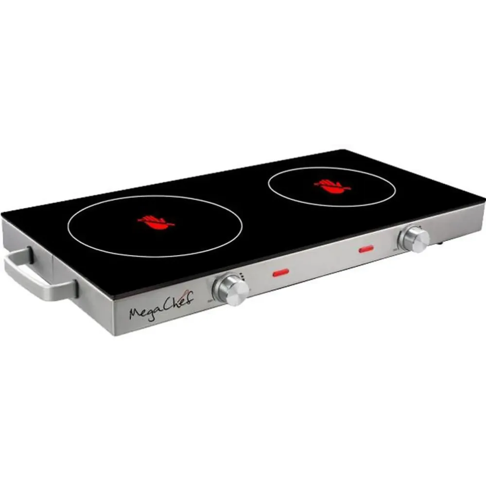 MegaChef Ceramic Infrared Double Electical Cooktop