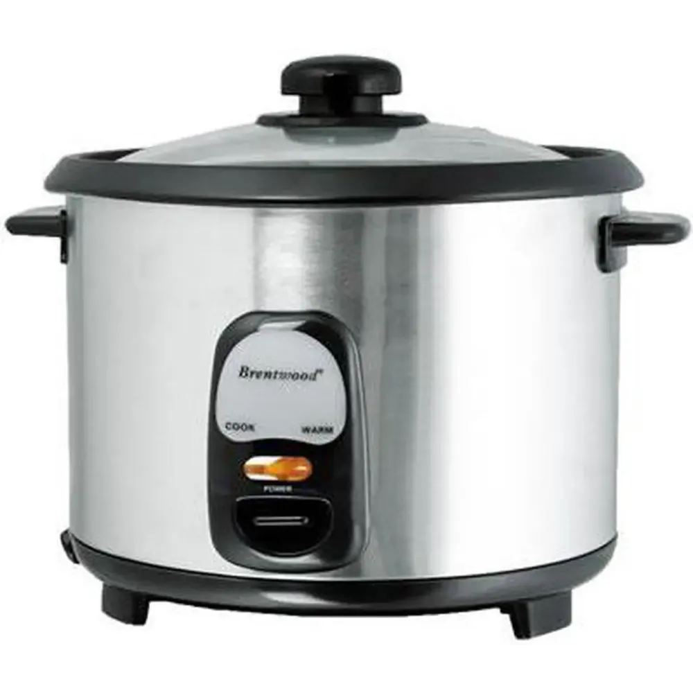 Brentwood Appliances TS-20 10-Cup Uncooked/20-Cup Cooked Rice Cooker, Stainless Steel