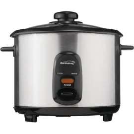 Brentwood Appliances TS-20 10-Cup Uncooked/20-Cup Cooked Rice Cooker, Stainless Steel