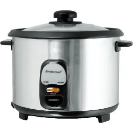 Brentwood Appliances TS-20 10-Cup Uncooked/20-Cup Cooked Rice Cooker, Stainless Steel