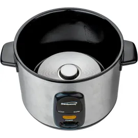 Brentwood Appliances TS-20 10-Cup Uncooked/20-Cup Cooked Rice Cooker, Stainless Steel