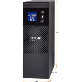 Eaton 5S700LCD 5S UPS 700 VA 420 Watt 120V Line-Interactive Battery Backup Tower USB LCD - Tower - 2 Minute Stand-by - 110 V AC Input - 115 V AC Output - 8 x NEMA 5-15R
