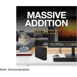 Seagate Expansion 12TB External Hard Drive HDD - USB 3.0, with Rescue Data Recovery Services