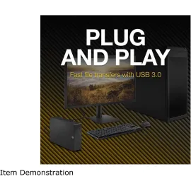 Seagate Expansion 12TB External Hard Drive HDD - USB 3.0, with Rescue Data Recovery Services