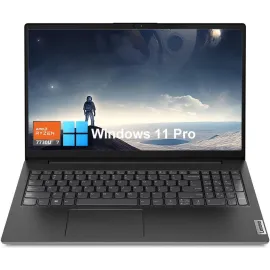 Lenovo V15 Business Laptop, 15.6" FHD, AMD Ryzen 7 7730U, 40GB RAM, 2TB SSD, Wi-Fi 6, HDMI, Type-C, Webcam, Windows 11 Pro, Black