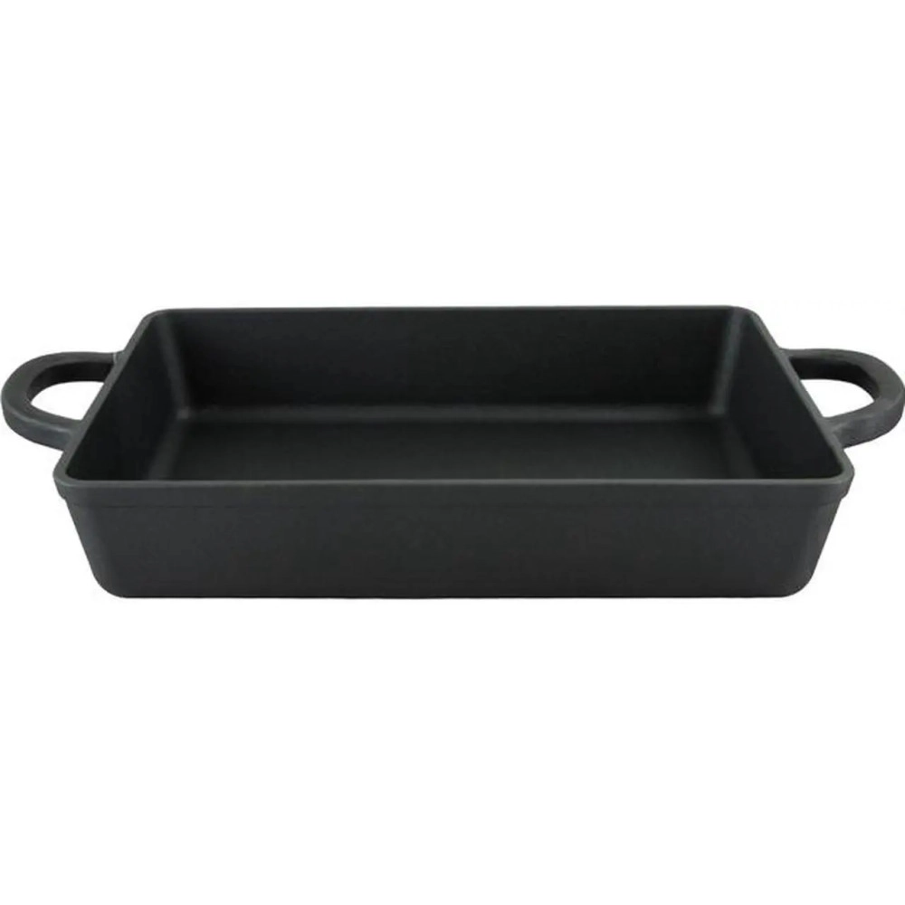 Crock Pot Artisan 13 Inch Preseasoned Cast Iron Rectangular Lasagna Pan