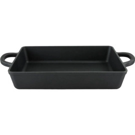 Crock Pot Artisan 13 Inch Preseasoned Cast Iron Rectangular Lasagna Pan