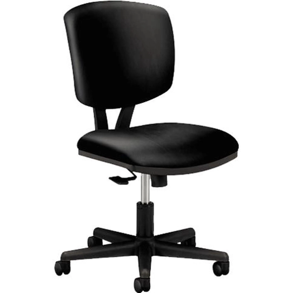 HON H5703.SB11.T Volt Series Task Chair with Synchro-Tilt, Black Leather