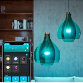 Philips Hue A19 LED Color Smart Bulb Starter Kit (75W 2021 Version), Compatible with Alexa, Apple HomeKit & Google Assistant, White and Color Ambiance (16 Million Colors), 4 Bulbs