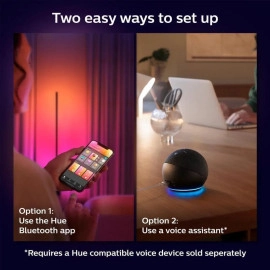 Philips Hue 569095 Gradient Signe Table Lamp, Compatible with Alexa, Apple HomeKit and Google Assistant, Black