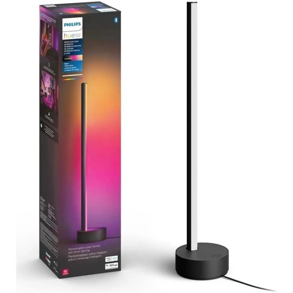 Philips Hue 569095 Gradient Signe Table Lamp, Compatible with Alexa, Apple HomeKit and Google Assistant, Black