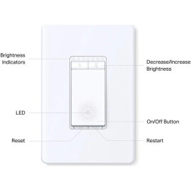 TP-LINK Tapo S505D Smart Wi-Fi Dimmer Light Switch, Matter | Pack of 2