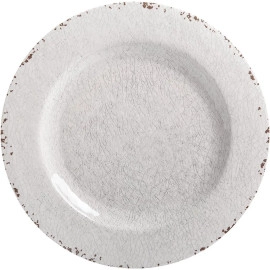 Gibson 114334.12 Muana Melamine Crackle 12 Piece Dinnerware Set Ice