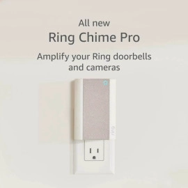 Ring Chime Pro (2nd Generation) Wi-Fi Extender Compatible with all Ring devices - White