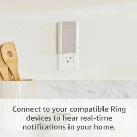 Ring Chime Pro (2nd Generation) Wi-Fi Extender Compatible with all Ring devices - White