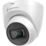 Amcrest UltraHD 4K (8MP) Outdoor Security IP Turret PoE Camera, 3840x2160, 98ft NightVision, 125° FOV, IP67 Weatherproof, MicroSD Recording (256GB), IP8M-T2599EW-AI-V3 (White)