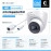 Amcrest UltraHD 4K (8MP) Outdoor Security IP Turret PoE Camera, 3840x2160, 98ft NightVision, 125° FOV, IP67 Weatherproof, MicroSD Recording (256GB), IP8M-T2599EW-AI-V3 (White)