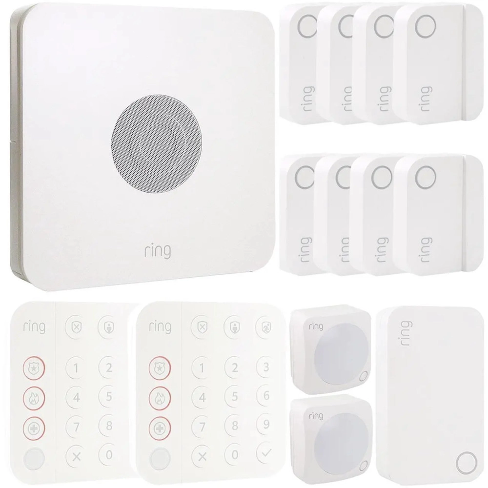 Ring Alarm 14-Piece Home Security Kit Wireless System, Works with Alexa