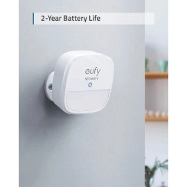 eufy Security Home Alarm System Motion Sensor, 100° Coverage, 30ft Detection Range, 2-Year Battery Life, Adjustable Sensitivity, Requires eufy Security HomeBase, Links with HomeBase-Connected Devices