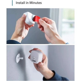 eufy Security Home Alarm System Motion Sensor, 100° Coverage, 30ft Detection Range, 2-Year Battery Life, Adjustable Sensitivity, Requires eufy Security HomeBase, Links with HomeBase-Connected Devices