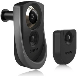 Brinno Duo Front Door Smart Peephole Camera SHC1000W - Smart Home Security System with Mobile and live view remotely