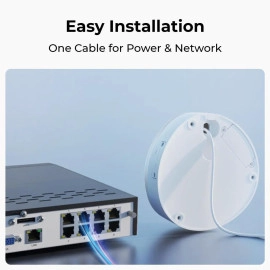 Reolink RLC-510A - 5MP PoE Security Camera, Outdoor/Indoor, 100ft Night Vision, Human/Vehicle Detection, IP66 Weatherproof, 24/7 Recording, 2K+ HD Video, Free Reolink App