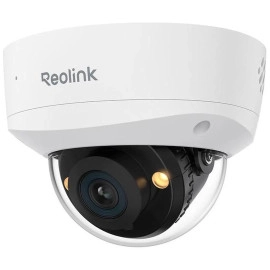 REOLINK RLC-1240A First 12MP Vandalproof PoE Security Camera,145° Wide Viewing Angle, Featuring Color Night Vision, Two-Way Audio, Smart Person/Vehicle/Animal Detection, IP67 Weatherproof
