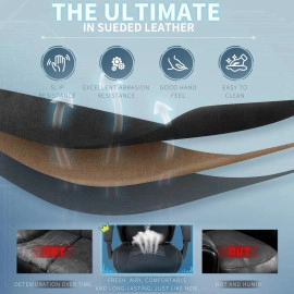 Dowinx Gaming Chair with Heated Massage Lumbar Support, Ergonomic Gaming Computer Chair with Pocket Spring Cushion and Footrest, High Back Recliner PC Chair for Adult, 330lbs, Black