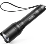 Rechargeable Bolder LC90 LED Flashlight Pocket-Sized Torch with Super Bright 900 Lumens CREE LED IPX5 Water-Resistant Zoomable 5 Light Modes