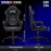 Fantasylab Ergonomic Gaming Chair Racing Style Office Chair, Computer Desk Chair, Swivel Reclining PU Leather PC Gamer Chair, Black