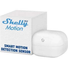 Shelly Blu Motion | Bluetooth Motion & Lux Sensor | Compatible with Google Home & Alexa | iOS & Android App | Up to 30 Ft. Range | Long-Lasting Battery | Home Automation